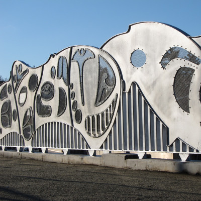 Abundance Fenced (2011), Steel, by Y Public Art