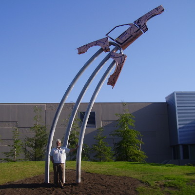 Take Off (2010), Recycled automobile parts, by Y Public Art